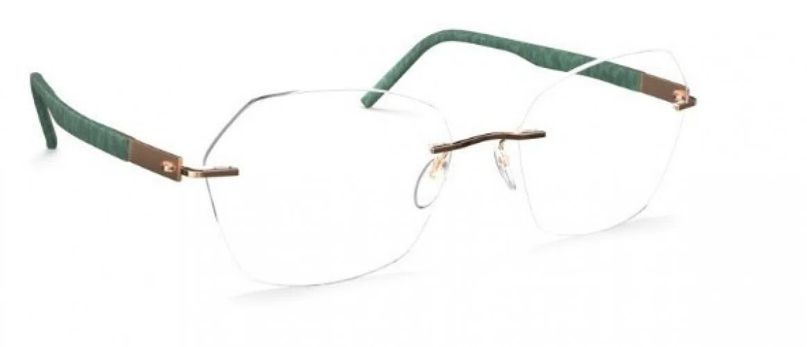 Silhouette Identity Demo Rimless 5535 Eyeglasses - view 2